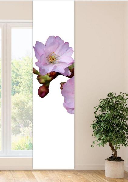 Flächenvorhang Die Blüte , Schiebevorhang, Schiebegardine, modern, 60 cm breit, 2,65 m hoc